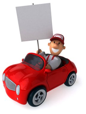 Eğlenceli makinist araba tamiri