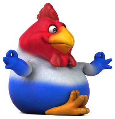 Yoga yaparken çizgi film karakteri 