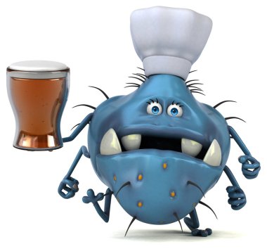  çizgi film karakteri bira holding