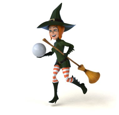 Seksi cadı holding topu 