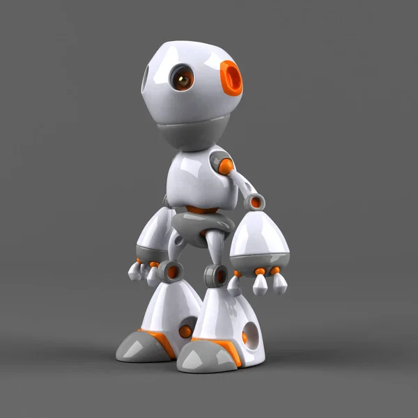 재미 있는 만화 로봇 — 스톡 사진