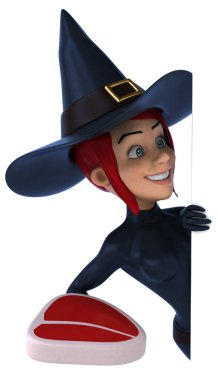 Seksi cadı holding et 