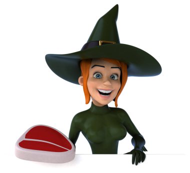 Seksi cadı holding et 