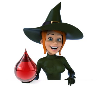 Seksi cadı holding kan 