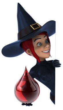 Seksi cadı holding kan 