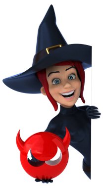 Seksi cadı holding virüs