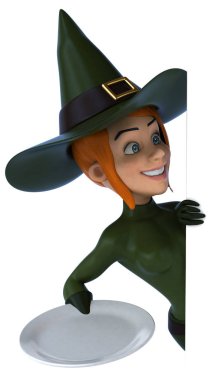 Seksi cadı holding plaka 