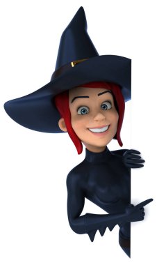 Seksi cadı holding kartı  