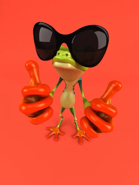 Roztomilý frog Fun — Stock fotografie