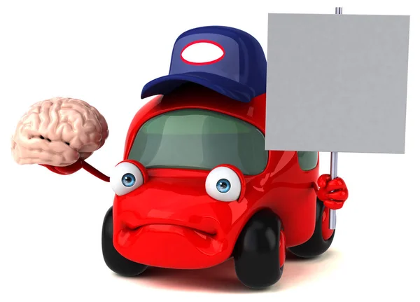 Leuke auto bedrijf hersenen — Stockfoto