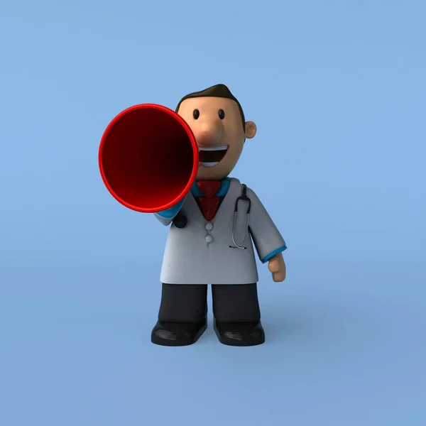 Cartoon doctor   -  Illustration — Stock Photo, Image