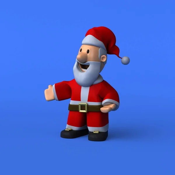 Divertido santa claus — Foto de Stock