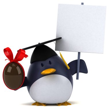 Yumurta ile eğlenceli çizgi film karakteri    