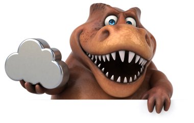 Eğlenceli Trex ile bulut