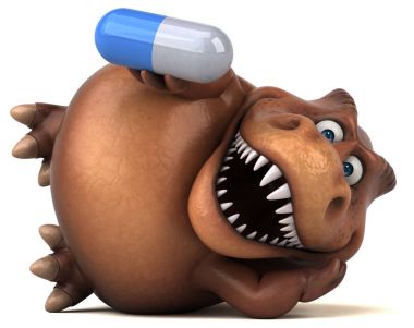 Hap ile eğlenceli Trex