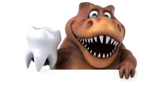 A fogak szórakoztató Trex — Stock Fotó