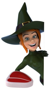 Seksi cadı holding et 