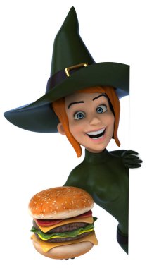 Burger ile seksi cadı