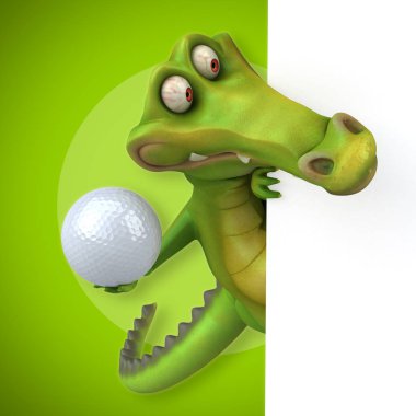 komik çizgi film karakteri ile Top   