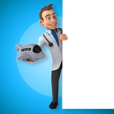  Doktor holding uçak 