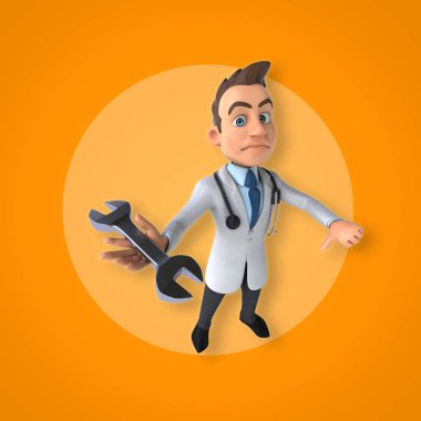  Doktor holding aracı