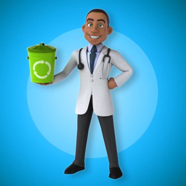 Doktor holding bin 