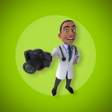  Doktor kamerayı tutuyor 