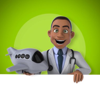  Doktor holding uçak 