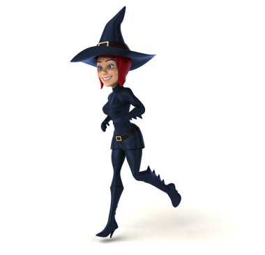 Seksi cadı - illüstrasyon