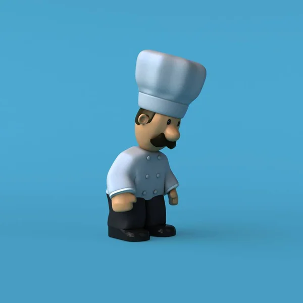Персонаж мультфильма от шеф-повара — стоковое фото