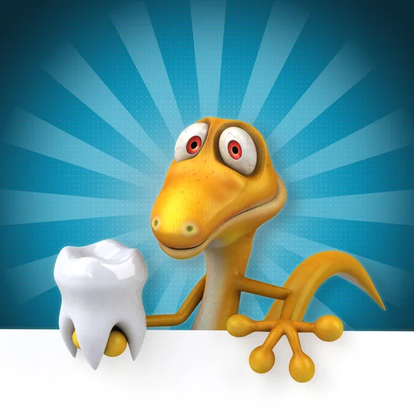  çizgi film karakteri ile diş