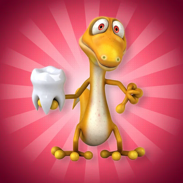  çizgi film karakteri ile diş