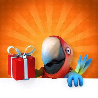 Çizgi film karakteri hediye ile