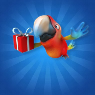 Çizgi film karakteri hediye ile