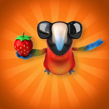  çizgi film karakteri çilek ile