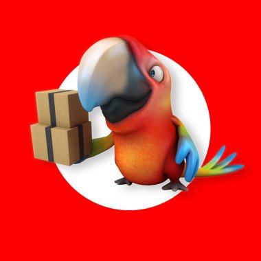  çizgi film karakteri ile kutuları