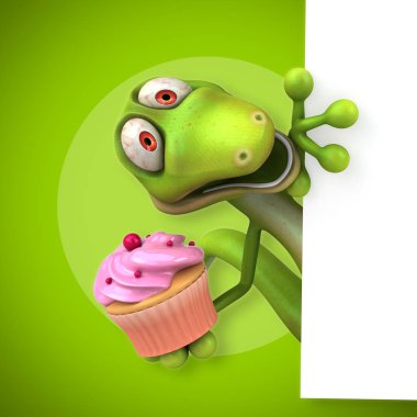  çizgi film karakteri ile cupcake