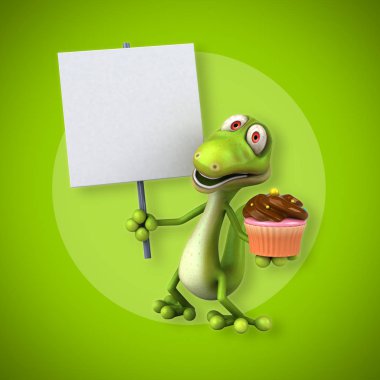  çizgi film karakteri ile cupcake