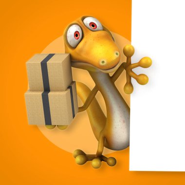  çizgi film karakteri ile kutuları