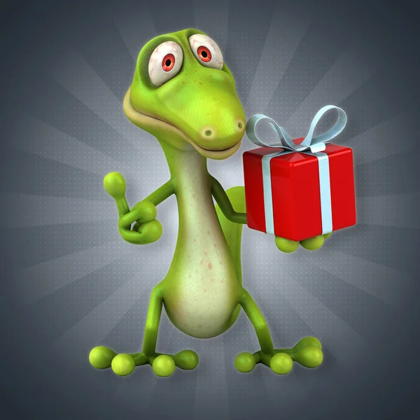 Çizgi film karakteri hediye ile