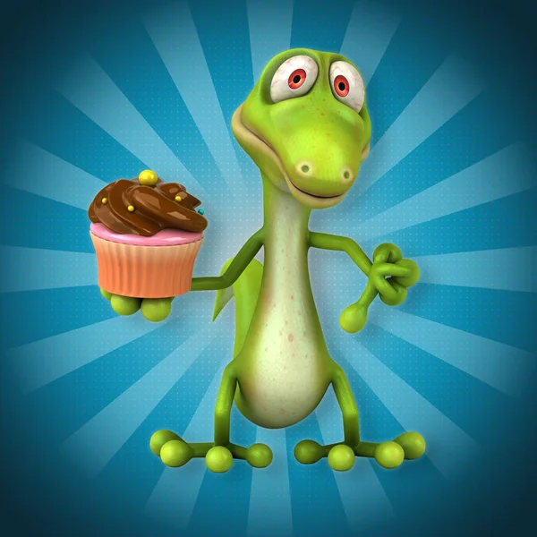  çizgi film karakteri ile cupcake