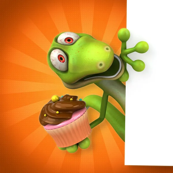  çizgi film karakteri ile cupcake