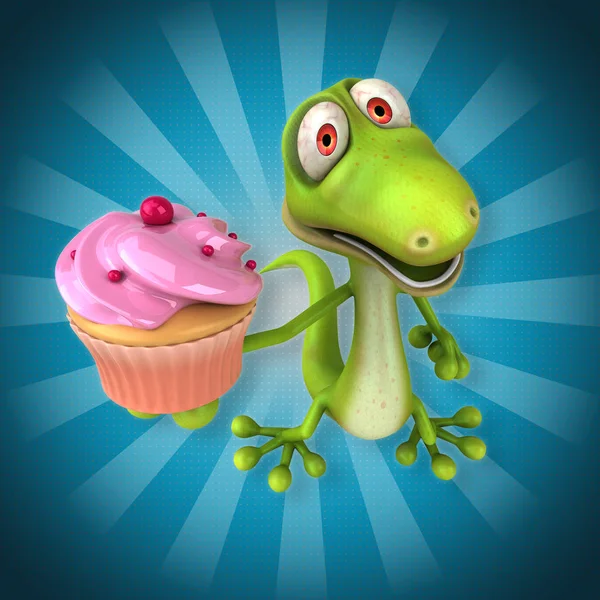  çizgi film karakteri ile cupcake