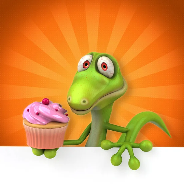  çizgi film karakteri ile cupcake