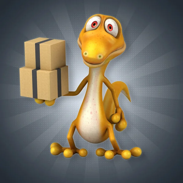  çizgi film karakteri ile kutuları