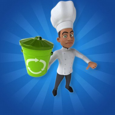 Şef çöp tenekesi 