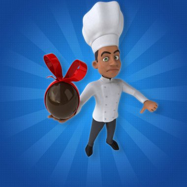  Şef holding yumurta 