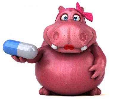  çizgi film karakteri ile hap