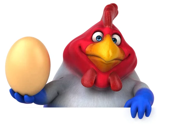 Francouzské kuře s vejcem — Stock fotografie