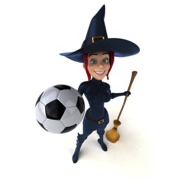 Seksi cadı holding topu 